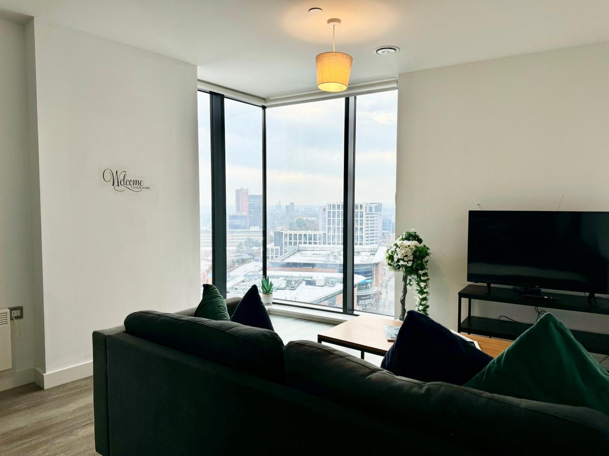 Premium Deals L Last-Minute Stay L 4 Min Walk To Birmingham Central Library L 18Th Floor 2 Bed 2 Bath City Centre Penthouse With Gym & Netflix By Jvt Short Lets Exteriér fotografie