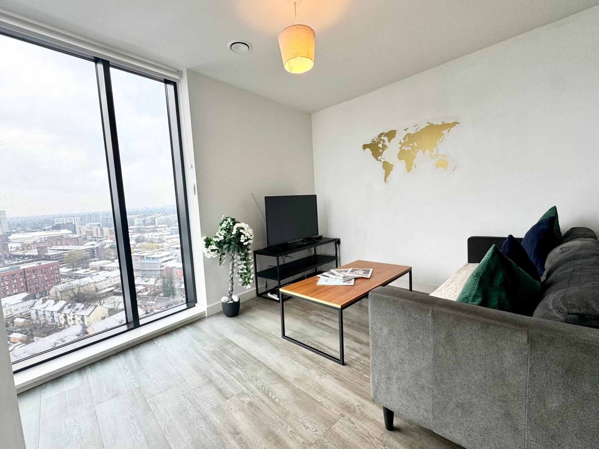 Premium Deals L Last-Minute Stay L 4 Min Walk To Birmingham Central Library L 18Th Floor 2 Bed 2 Bath City Centre Penthouse With Gym & Netflix By Jvt Short Lets Exteriér fotografie